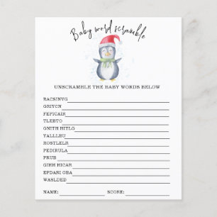 Pinguim - Baby Word Scramble