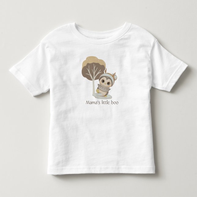 Pinguim Boho de inverno com T-shirt de Toddler (Frente)