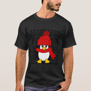 Pinguim Bonito Suéter De Natal Feio Xmas Long Slee