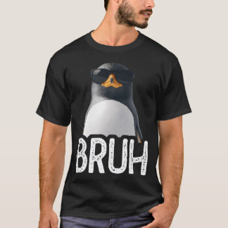 Pinguim Bruh Pinguim Divertido Camisa de Amante de