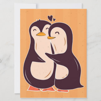 Pinguim casal | Namorados de Esposa Fofa Fresca Pi