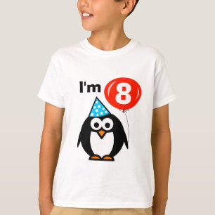 Pinguim da camisa   do aniversário dos miúdos 8o