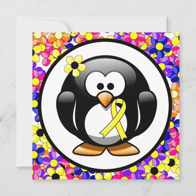 Pinguim da Faixa de Sensibilização Amarela (Frente)