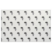 Pinguim dançante com tecido guarda-chuva