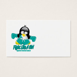 Pinguim de combate do câncer de ovário