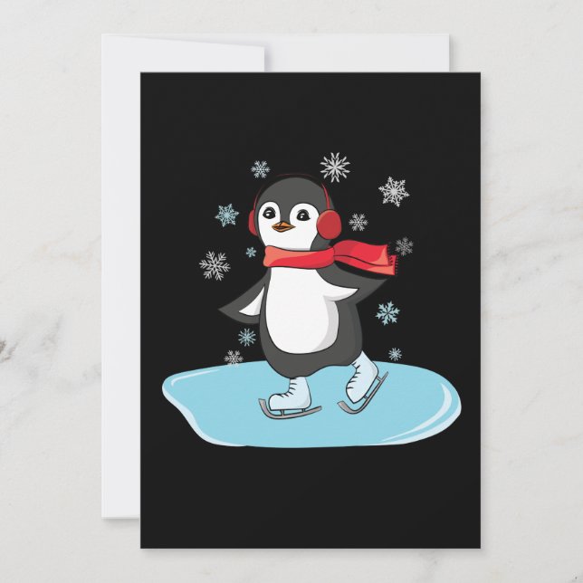 Pinguim De Ice Skating (Frente)
