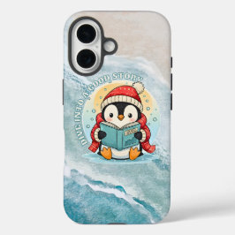 Pinguim de Leitura Caprichosa iPhone 16 Armadura R