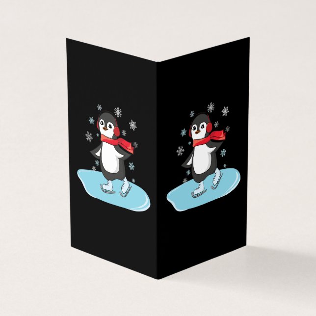 Pinguim de Patinação no Gelo (Exterior)