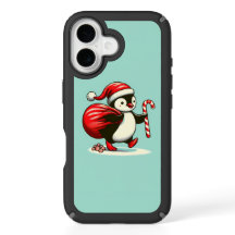 Pinguim festivo com doce