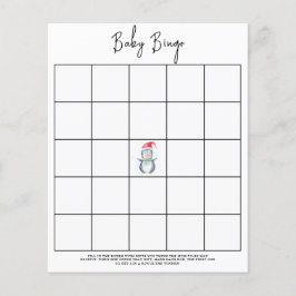 Pinguim - jogo de bingo Chá de fraldas