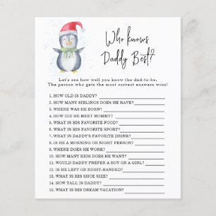 Pinguim - Jogo Quem conhece melhor o PAPAI