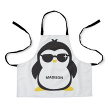 Pinguim legal de nome personalizado