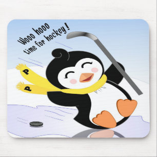 Pinguim Mousepad do hóquei