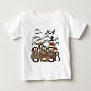 Pinguim Oh Joy Camisetas de Natal e presentes