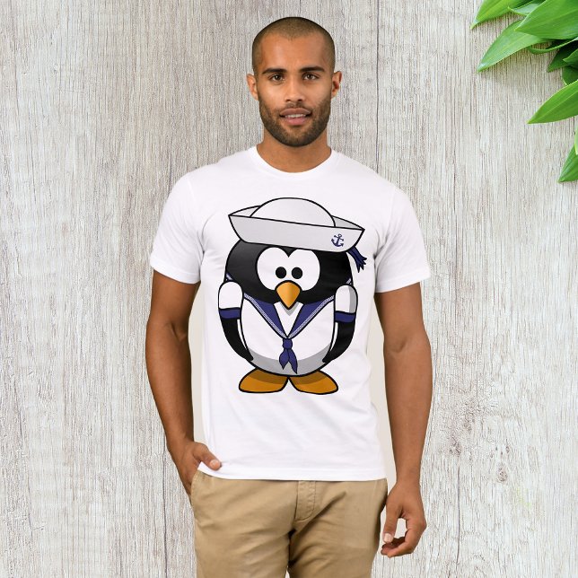 Pinguim Sailor Mens T-Shirt (Criador carregado)