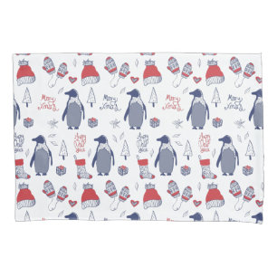 Pinguins de Natal Bonitos Pinguins Chapéus Luvas P