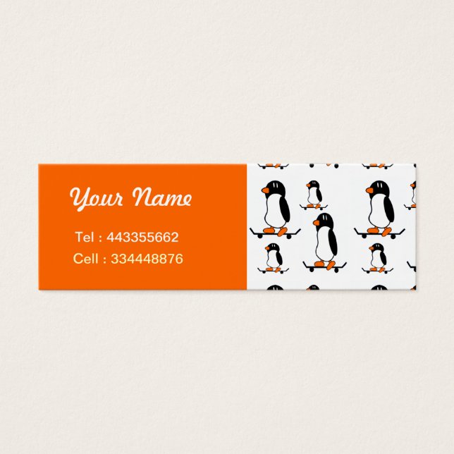 Pinguins de skate (Frente)