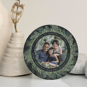 Pinheiro de montanha Cartão com fotos de férias