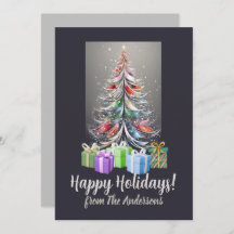 Pinho de Natal 14 Feliz Natal, cartão de boas-vind