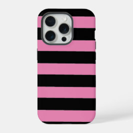 Pink and Black Stripes 