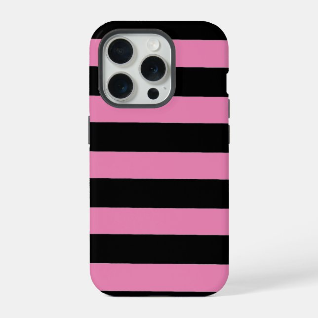 Pink and Black Stripes  (Verso)