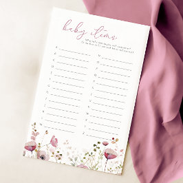 Pink Baby In Bloom Wildflower Baby Items Game