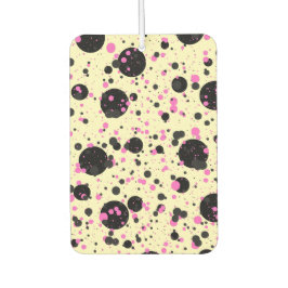 Pink & Black Polka Dot Glam Pattern