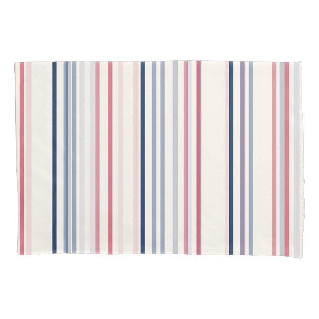 Pink blue and white stripes (Frente)