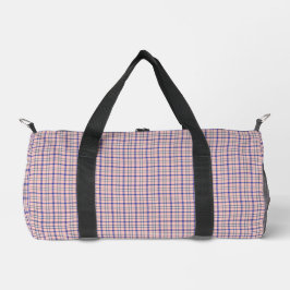 Pink Blue Plaid Classic Pattern Retro