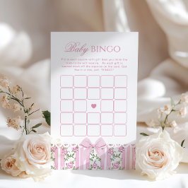 Pink Bow Love Shack Baby Bingo Coquette Game