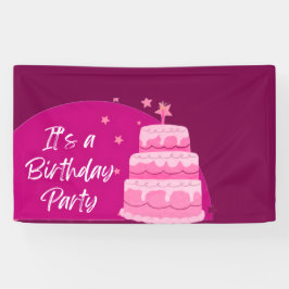 Pink Cake Birthday Party