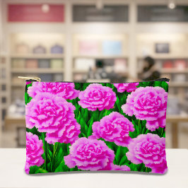 Pink Carnations Pouch