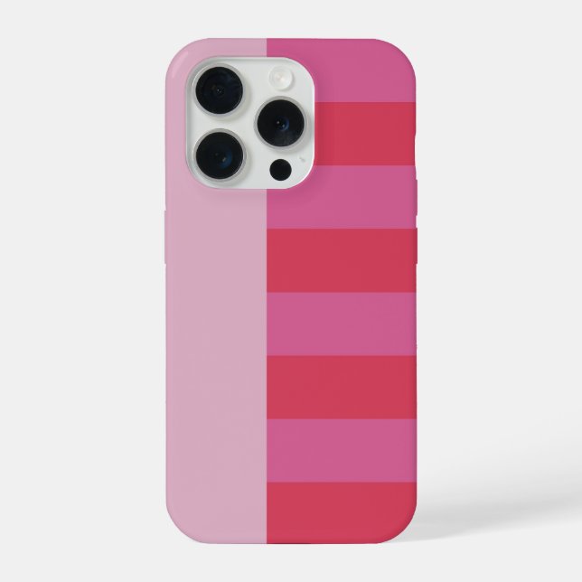 Pink Cheerful stripes pattern (Verso)