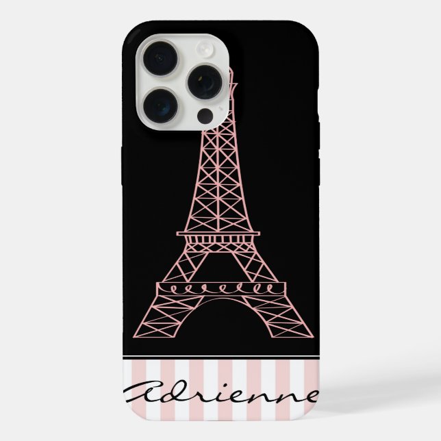 Pink Chic Paris Torre Eiffel (Verso)
