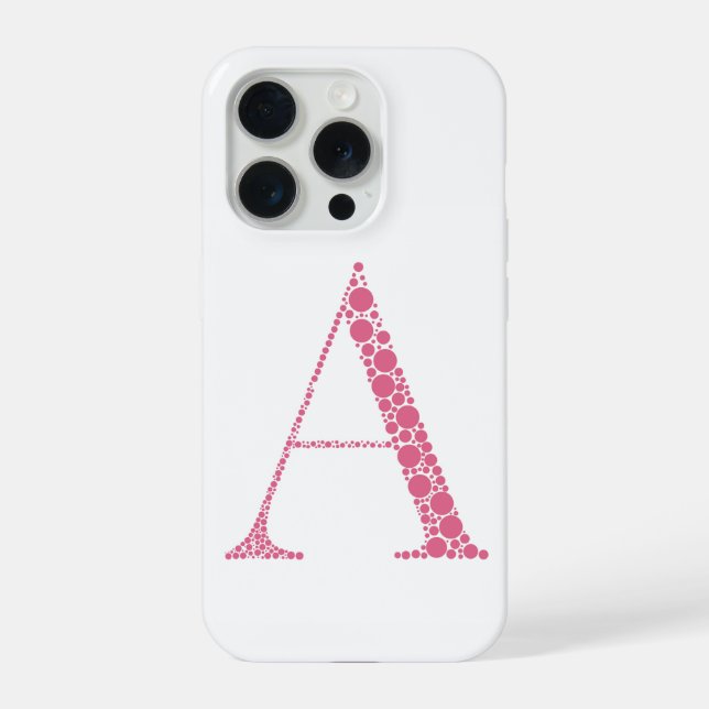 Pink Circle Letter A – Minimal Gradient Monogram D (Verso)
