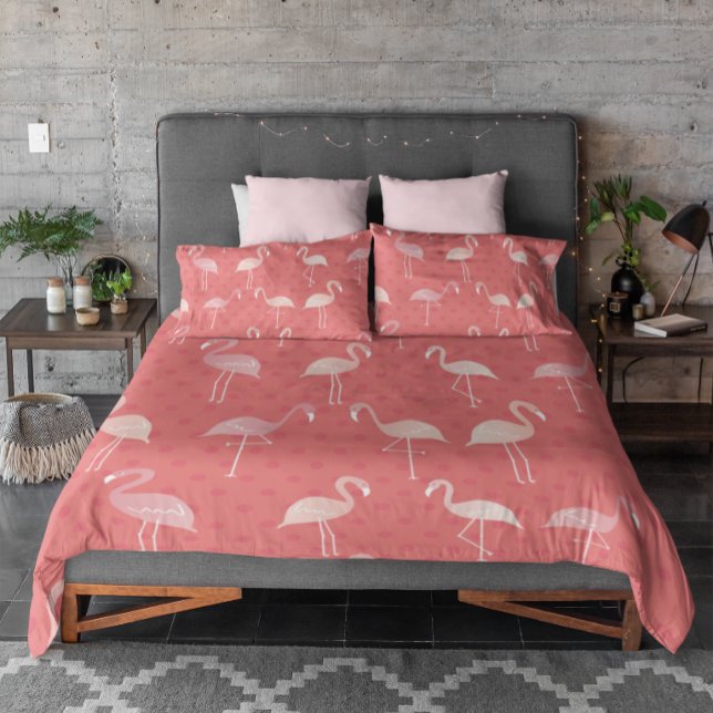 Pink Coral Red Flamingo Seamless Pattern (Criador carregado)