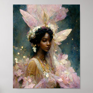 Pink Fae 6 Fantasy Art Poster