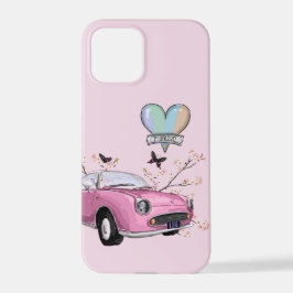 Pink Figaro phone case - telefoonhoesje roze