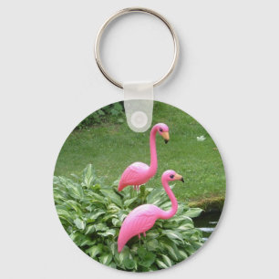 PINK FLAMINGOS chaveiro