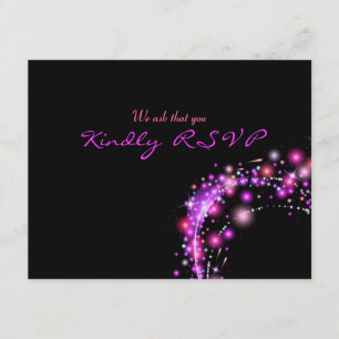 PINK GLOTING STARS Bat Mitzvah - Placa de Resposta