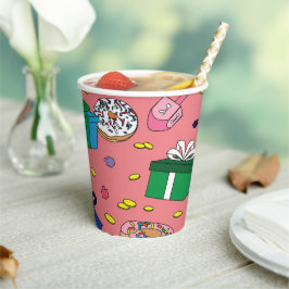 Pink Hanukkah Pattern