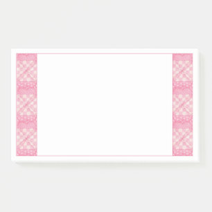 PINK HEART QUILT 10x6 Poste no Bloco de Notas