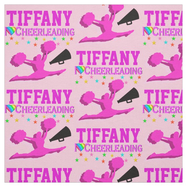 PINK I ADORA CHEERLEADING TECIDO PERSONALIZADO (Modelo)