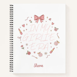 Pink in my girlie era notebook