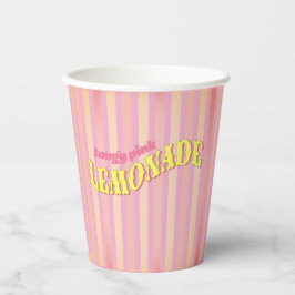 Pink Lemonade Vintage Ombre Striped Summer Party