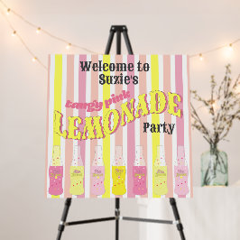 Pink Lemonade Welcome Sign