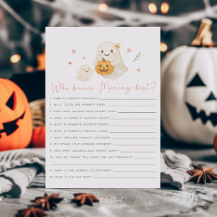 Pink Little Boo Halloween Quem Conhece Melhor a Ma