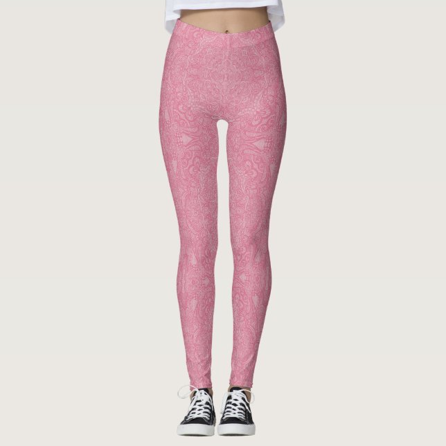 Pink Medallion Leggings (Frente)