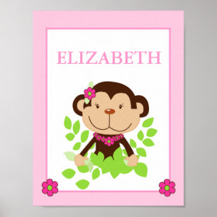 PINK MONKEY (MONKAROONI) IMPRESSÃO DE NOME PERSONA