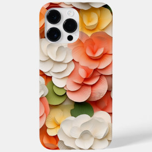 PINK ORANGE VERDE BRANCO BRANCO 3-D OLHA FLORES BE